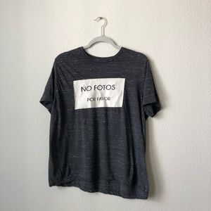 Shop RBL “No Fotos Por Favor” Tee